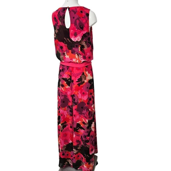 Eliza J  Womens Floral High Low Maxi Dress Size 6 - Picture 7 of 10